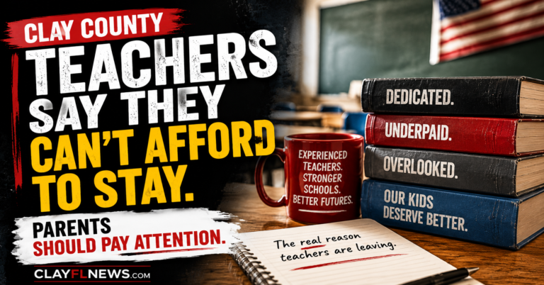 Clay County Teachers Say They Can't Afford to Stay. Parents Should Pay Attention