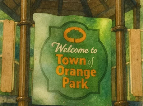 Town of Orange Park paiting